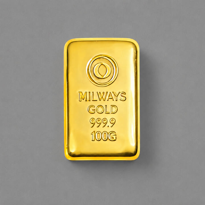 100 克金粒